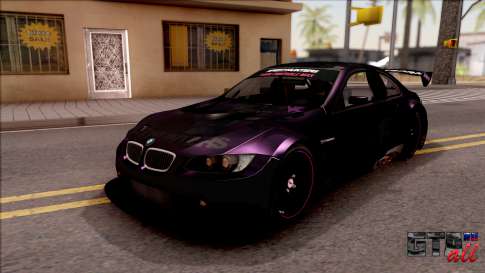 BMW M3 GT2 Itasha Mash Kyerlight Fate Apocrypha для GTA San Andreas - вид спереди