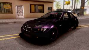 BMW M3 GT2 Itasha Mash Kyerlight Fate Apocrypha для GTA San Andreas - вид спереди