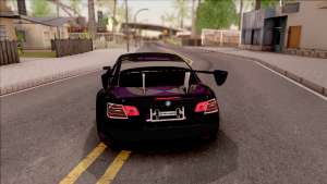 BMW M3 GT2 Itasha Mash Kyerlight Fate Apocrypha для GTA San Andreas - вид сзади