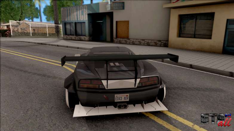 Rocketbunny Turismo v2 для GTA San Andreas - вид сзади