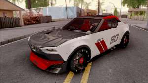 Nissan Nismo IDx для GTA San Andreas - вид спереди