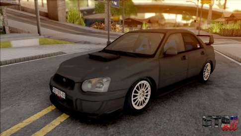 Subaru Impreza WRX STi для GTA San Andreas - вид спереди