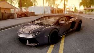 Lamborghini Aventador для GTA San Andreas - вид спереди