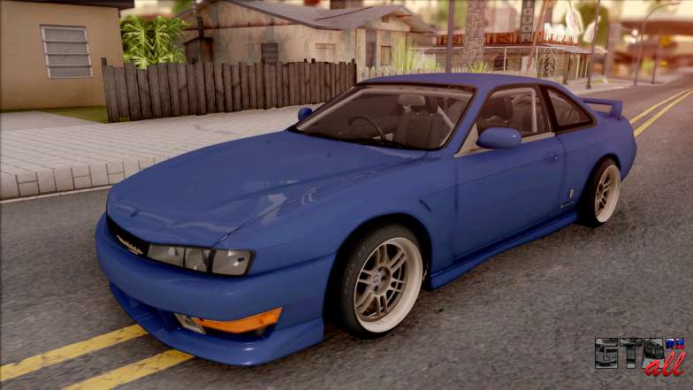 Nissan Silvia S14 1998 Kouki Aero для GTA San Andreas - вид спереди