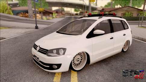 Volkswagen Spacefox для GTA San Andreas - вид спереди