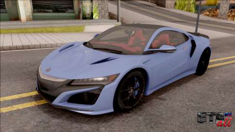 Acura NSX 2016 для GTA San Andreas - вид спереди