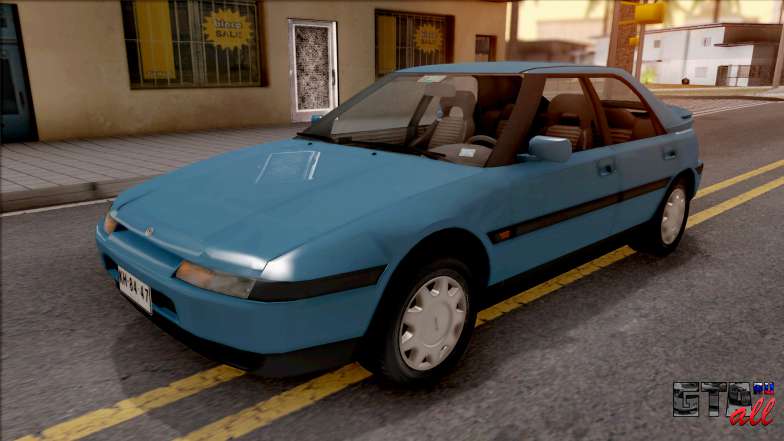 Mazda 323F 1992 для GTA San Andreas - вид спереди