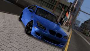 BMW M5 E60 для GTA San Andreas - вид спереди