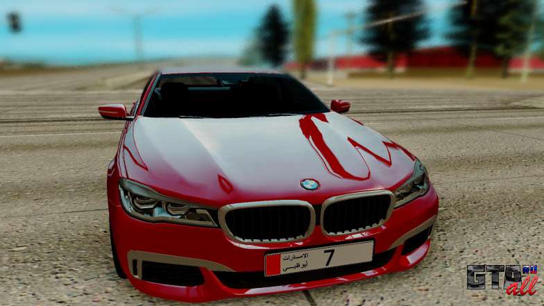 BMW 760 Li для GTA San Andreas - вид спереди