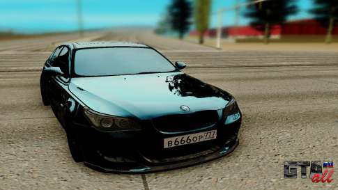 BMW M5 E60 для GTA San Andreas - вид спереди