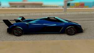 Devel Sixteen для GTA San Andreas - вид сбоку