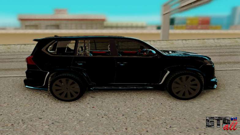 Lexus LX 570 для GTA San Andreas - вид сбоку