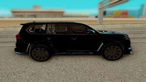 Lexus LX 570 для GTA San Andreas - вид сбоку