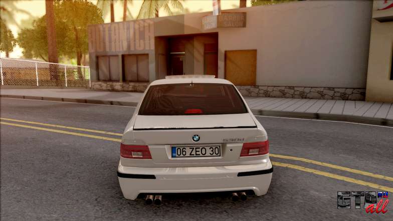 BMW 530d E39 ля GTA San Andreas - вид сзади