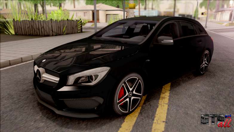 Mercedes-Benz CLA 45 AMG Shooting Breake v2 для GTA San Andreas - вид спереди