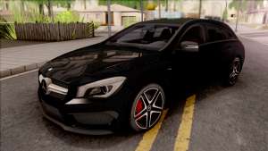 Mercedes-Benz CLA 45 AMG Shooting Breake v2 для GTA San Andreas - вид спереди