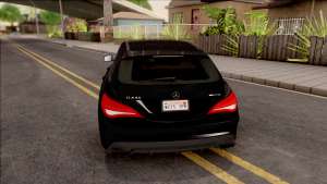 Mercedes-Benz CLA 45 AMG Shooting Breake v2 для GTA San Andreas - вид сзади