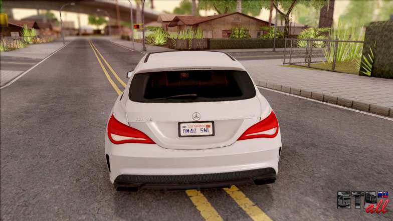 Mercedes-Benz CLA 45 AMG Shooting Breake v1 для GTA San Andreas - вид сзади