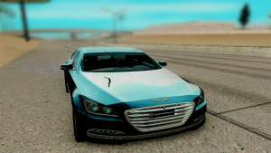 Hyundai Genesis G380 для GTA San Andreas - вид спереди