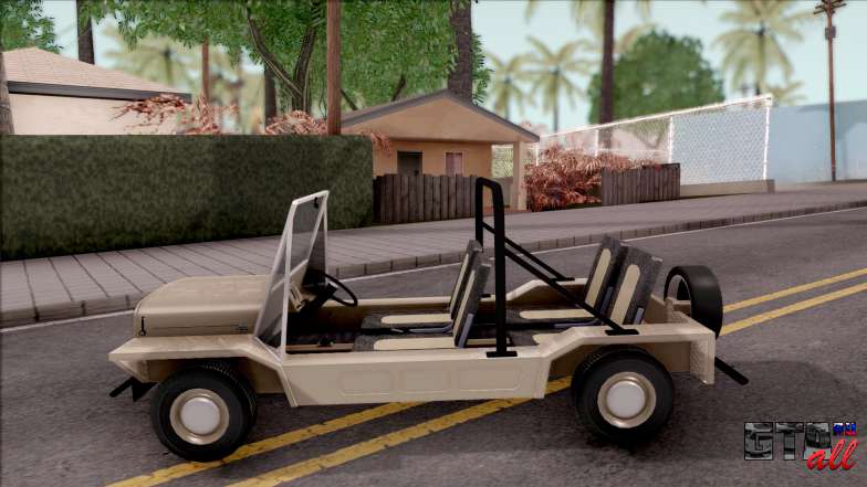 BMC Mini Moke для GTA San Andreas - вид сбоку