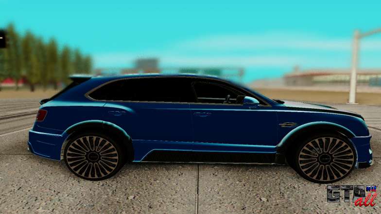 Bentley Bentayga для GTA San Andreas - вид сбоку