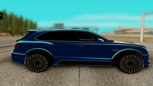 Bentley Bentayga для GTA San Andreas - вид сбоку