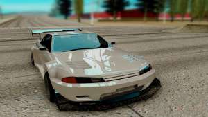 Nissan Skyline R32 GTR для GTA San Andreas - вид спереди