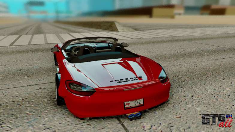 Porsche Cayman для GTA San Andreas - вид сзади