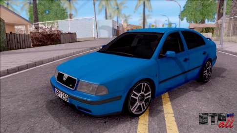 Skoda Ocatvia RS 2002 для GTA San Andreas - вид спереди