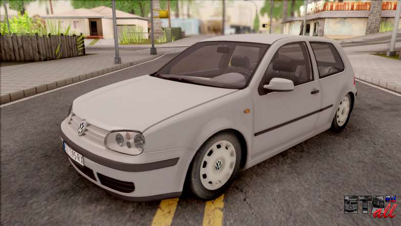 Volkswagen Golf Mk4 1999 для GTA San Andreas - вид спереди