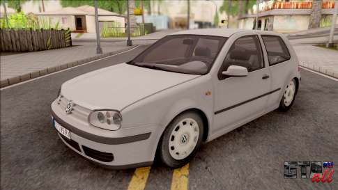 Volkswagen Golf Mk4 1999 для GTA San Andreas - вид спереди