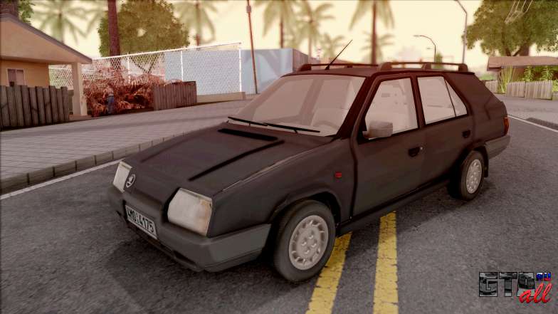 Skoda Favorit 135 Estate для GTA San Andreas - вид спереди