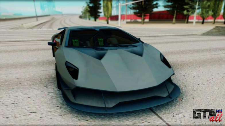 Lamborghini Sesto Elemento для GTA San Andreas - вид спереди