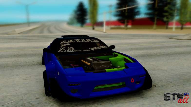 Nissan 180SX для GTA San Andreas - вид спереди