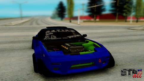 Nissan 180SX для GTA San Andreas - вид спереди