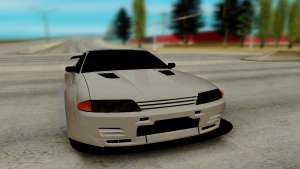 Nissan Skyline GTR для GTA San Andreas - вид спереди