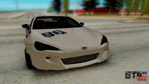 Toyota GT86 TRD для GTA San Andreas - вид спереди