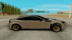 Toyota GT86 TRD для GTA San Andreas - вид сбоку