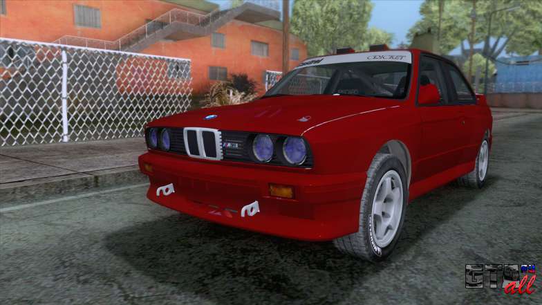 BMW M3 E30 1986 v2 для GTA San Andreas - вид спереди