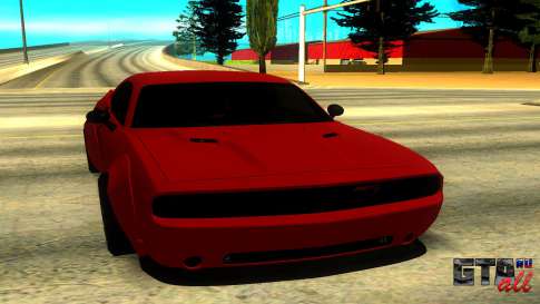 Dodge Challenger для GTA San Andreas - вид спереди