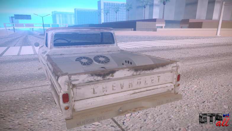 Chevrolet C10 для GTA San Andreas - вид сзади