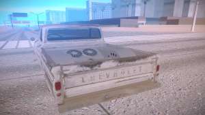 Chevrolet C10 для GTA San Andreas - вид сзади