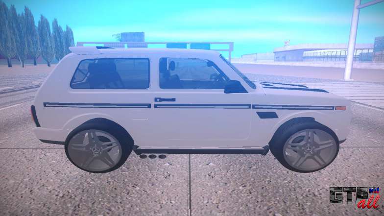 Lada 4x4 для GTA San Andreas - вид сбоку