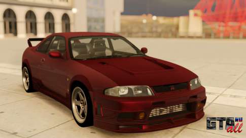 Nissan Skyline R33 для GTA San Andreas - вид спереди