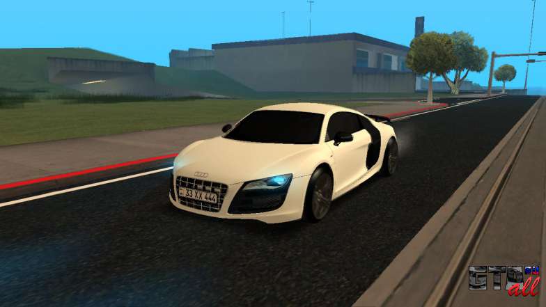 Audi R8 V10 Armenian для GTA San Andreas - вид спереди