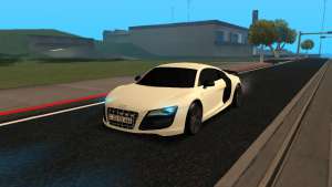 Audi R8 V10 Armenian для GTA San Andreas - вид спереди