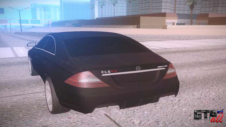 Mercedes-Benz CLS 630 для GTA San Andreas - вид сзади