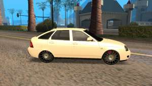 Lada Priora Armenian для GTA San Andreas - вид сбоку