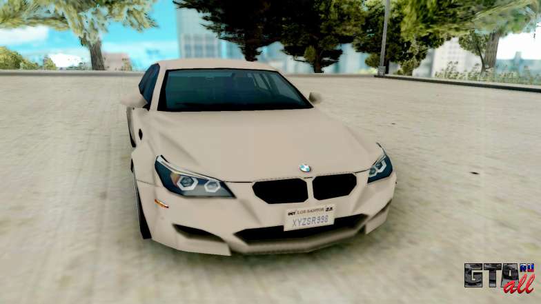 BMW M5 E60 Lumma Edition для GTA San Andreas - вид спереди