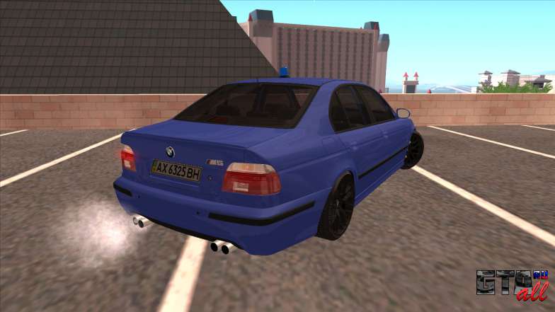 BMW E39 M5 для GTA San Andreas - вид сзади